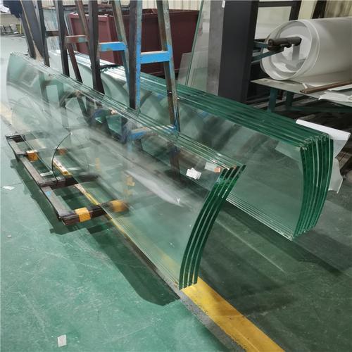 东莞弧形玻璃加工厂15mm信义超白烤弯玻璃曲面热弯玻璃定制加工